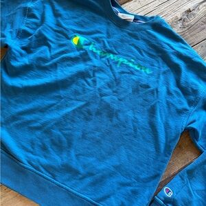 Champion Teal Crewneck Sweatshirt
